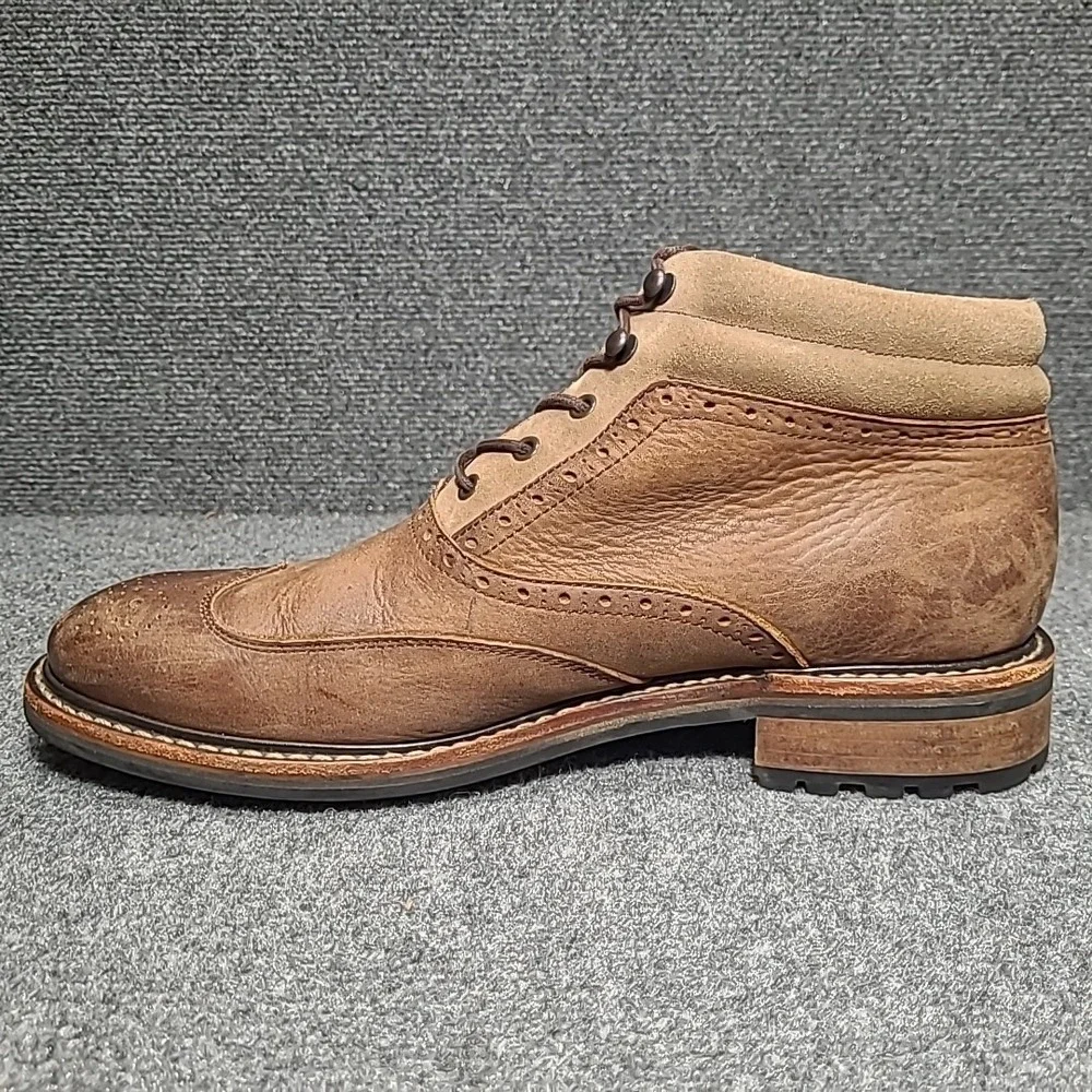 Wolverine 1000 Mile Brown Wingtip Boots Men's Size 10.5 D - Picture 6 of 16